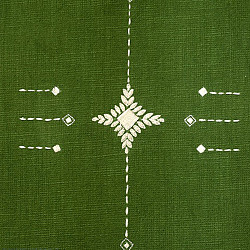 Home And Living | Handmade Embroidered ~ Boro Tribe Wall art 8 x 14 inches