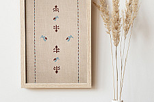 Home And Living | Handmade Embroidered ~ Hargila Wall art 