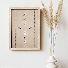 Home And Living | Handmade Embroidered ~ Hargila Wall art 