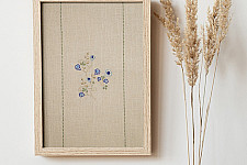 Home And Living | Handmade Embroidered ~ Aparajita Wall art 
