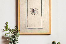 Home And Living | Handmade Embroidered ~ Krishnasura Wall art