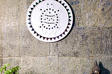 Home And Living | Handmade ~ Kutch Lippan Mud Work Tortoise - White