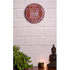 Home And Living | Handmade ~ Kutch Lippan Mud Work Tortoise - Terracotta