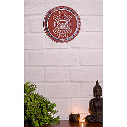 Home And Living | Handmade ~ Kutch Lippan Mud Work Tortoise - Terracotta