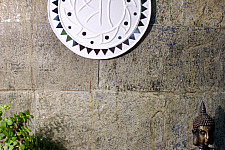 Home And Living | Handmade ~ Handmade ~ Kutch Lippan Mud Work Shree- White