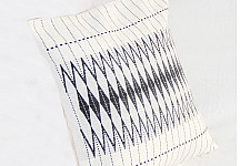 Home And Living | Handwoven Dzukou Black and White Tribal Cushion Cover