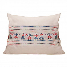Home And Living | Asomiya Handwoven Cotton Cushion Cover - Tribal motif (14 x 20 inches)
