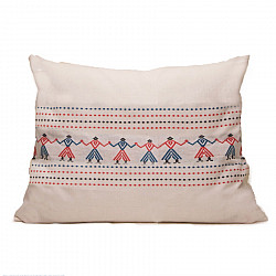 Home And Living | Asomiya Handwoven Cotton Cushion Cover - Tribal motif (14 x 20 inches)