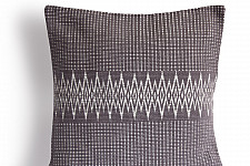Home And Living | Handwoven Andean Grey and White Tribal Cushion Cover