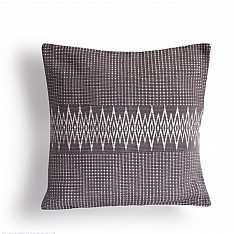 Home And Living | Handwoven Andean Grey and White Tribal Cushion Cover