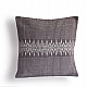 Shop Handwoven Andean Grey and White Tribal Cushion Cover