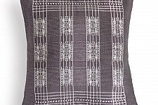 Home And Living | Handwoven Pamo Grey and White Tribal Cushion Cover