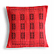 Shop Handwoven Pamo Red and Black Tribal Cushion Cover