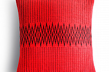 Home And Living | Handwoven Andean Red and Black Tribal Cushion Cover