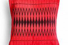 Home And Living | Handwoven Dzukou Red and Black Tribal Cushion Cover