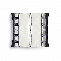 Home And Living | Handwoven Khonoma Black and White Tribal Cushion Cover