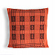 Shop Handwoven Pamo Orange and Black Tribal Cushion Cover