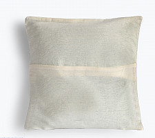 Home And Living | Handwoven Andean Grey and White Tribal Cushion Cover