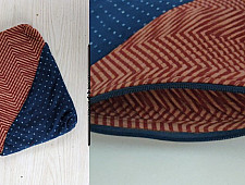 Bolsa | Block Printed Quilted Cotton Pouch - C