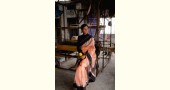 shop Maheshwari Handloom Cotton Silk Saree - peach color
