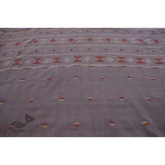 handloom saree- jamdani weaving in cotton saree