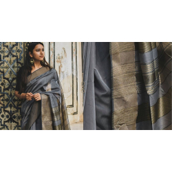 Kamya . काम्या ✽ Handloom Maheshwari Saree - 16