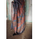 Ajrakh Silk Cotton Hand Block Printed Saree