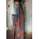 Ajrakh Silk Cotton Hand Block Printed Saree