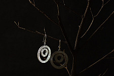 Shashi | Filigree Silver Earring - Circle