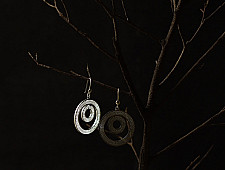 Shashi | Filigree Silver Earring - Circle