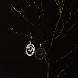 Shashi | Filigree Silver Earring - Circle