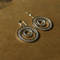 Shashi | Filigree Silver Earring - Circle