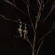 Shop Handcrafted Filigree Silver Earring - Paan Shape 