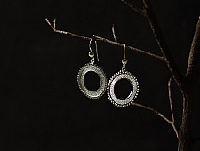 Shashi | Filigree Silver Earring - Round Ring