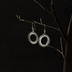 Shashi | Filigree Silver Earring - Round Ring