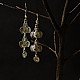 Shop Filigree Silver Earring - Peacock Feather