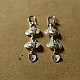 Shop Filigree Silver Earring - Peacock Feather