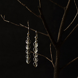 Shashi | Handcrafted Filigree Silver Earring - Heart Shape