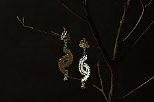 Shashi | Filigree Silver Earring - Dangler
