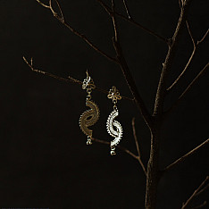 Shashi | Filigree Silver Earring - Dangler
