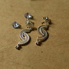 Shashi | Filigree Silver Earring - Dangler