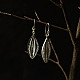 Shop Handcrafted Silver Earrings - Leaf Shape 