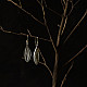 Shop Handcrafted Silver Earrings - Leaf Shape 