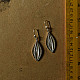 Shop Handcrafted Silver Earrings - Leaf Shape 