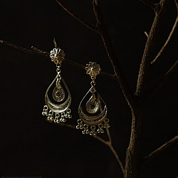 Shashi | Filigree Silver Earrings - 13