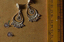 Shashi | Filigree Silver Earrings - 13
