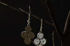 Shashi | Filigree Silver Earring - Four Circle