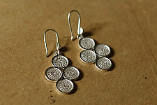 Shashi | Filigree Silver Earring - Four Circle