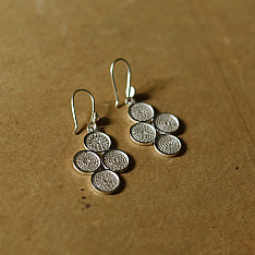 Shashi | Filigree Silver Earring - Four Circle