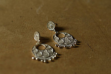 Shashi | Filigree Silver Earrings - 20